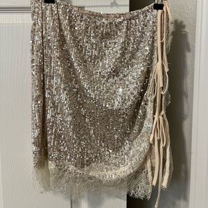 Sequin Free People Skirt